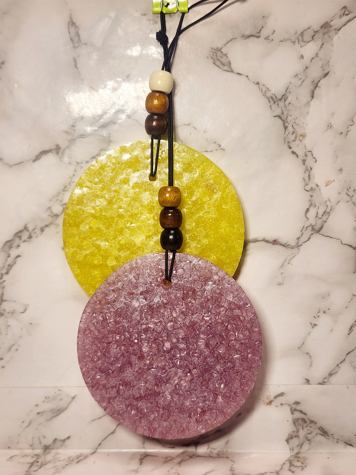 Eucalyptus & Mint Round Car Freshie