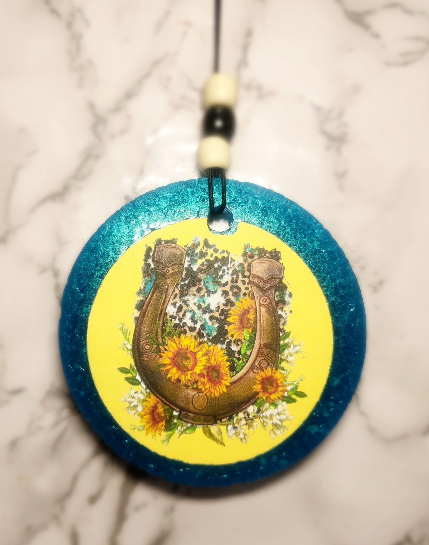 Eucalyptus & Mint Round Car Freshie