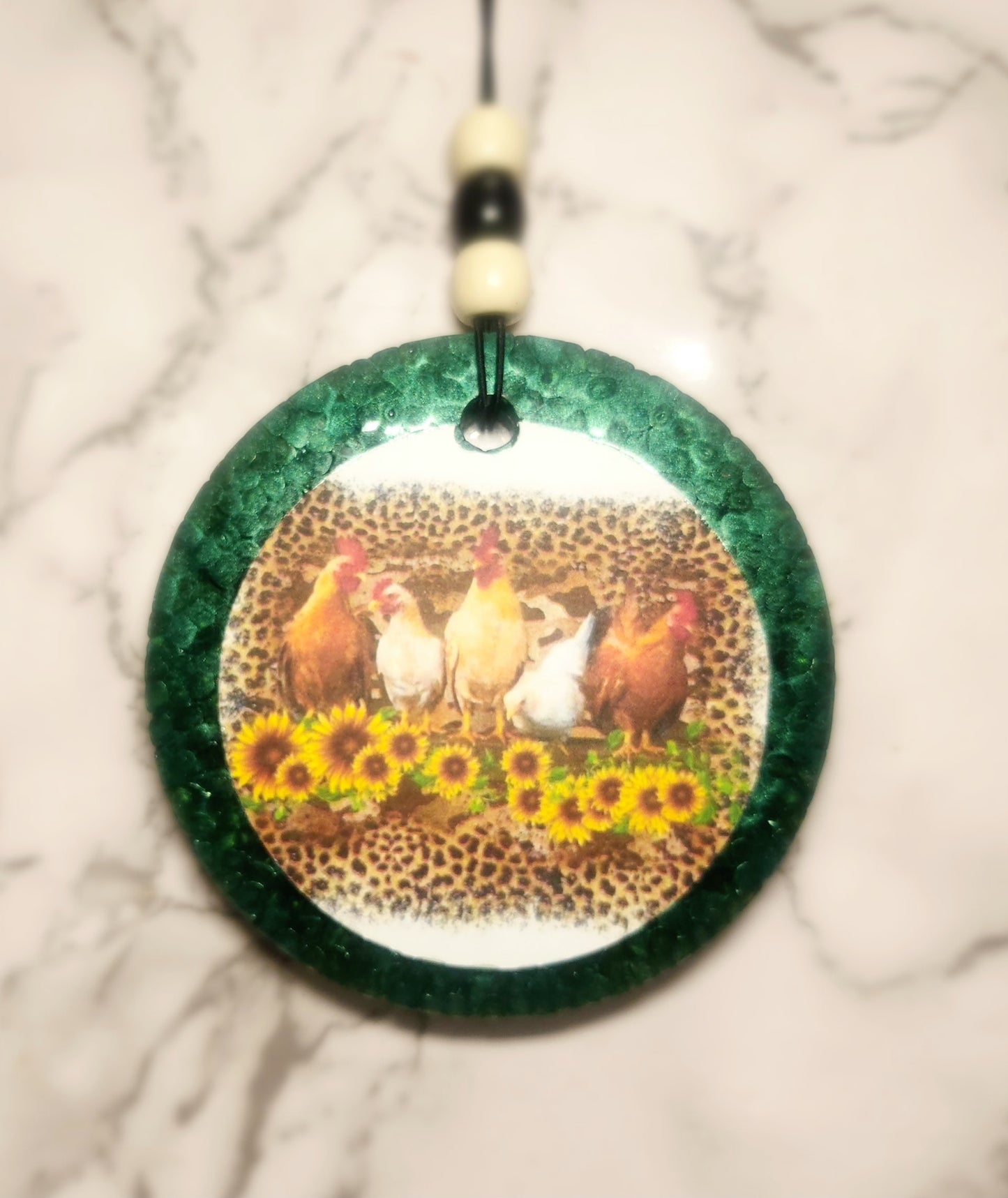Eucalyptus & Mint Round Car Freshie