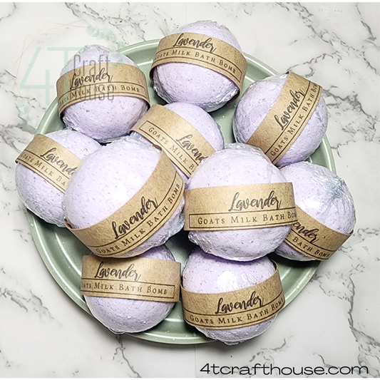 Lavender Goats Milk Bath Bomb