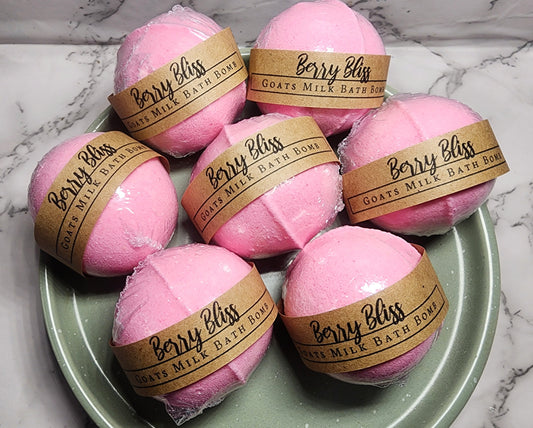 Berry Bliss Goats Milk Bath Bomb