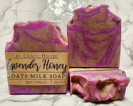 Lavender Honey Goats Milk Soap
