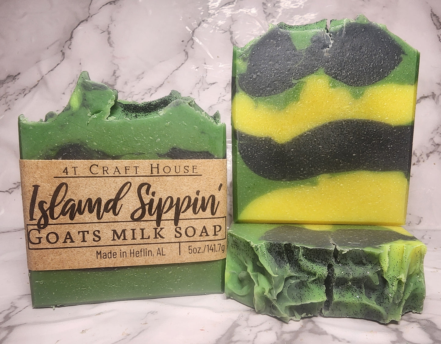 Island sippin’ goats milk soap