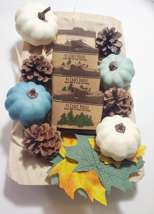 Pine Tar Goats Milk Soap