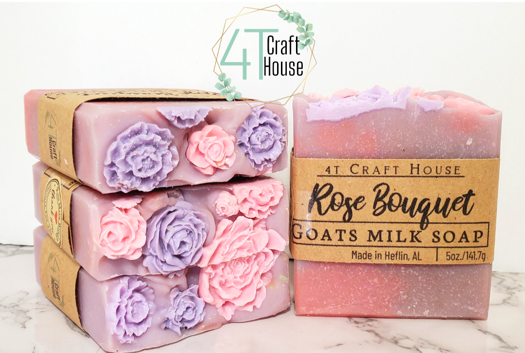 Rose Bouquet Goats Milk Soap