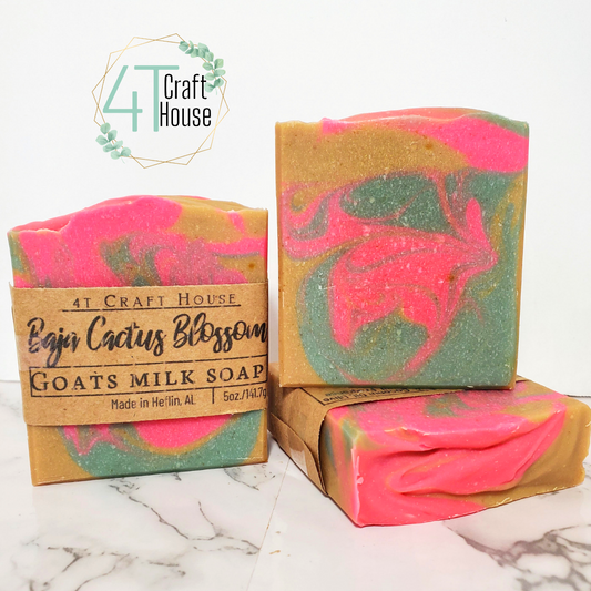 Baja Cactus Blossom Goats Milk Soap
