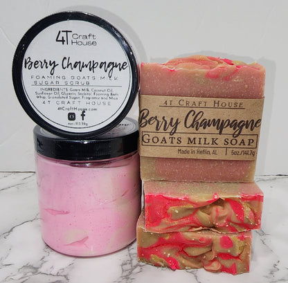 Berry Champagne Goats Milk Soap