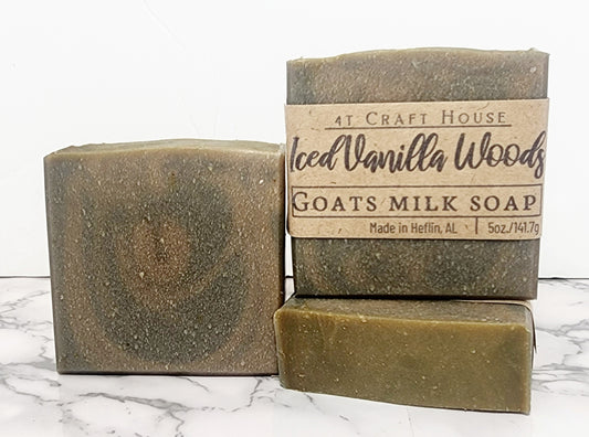 Iced Vanilla Woods Goats Milk Soap