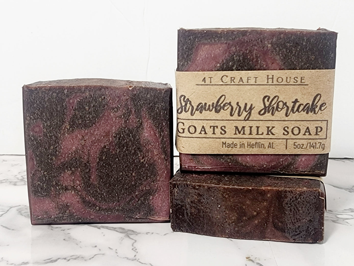 Strawberry Shortcake Goats Milk Soap