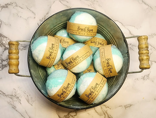 Beach Bum Goats Milk Bath Bomb