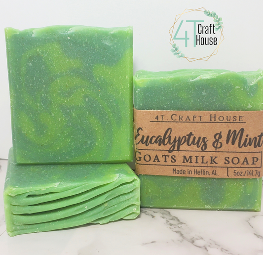 Eucalyptus & Mint Goats Milk Soap